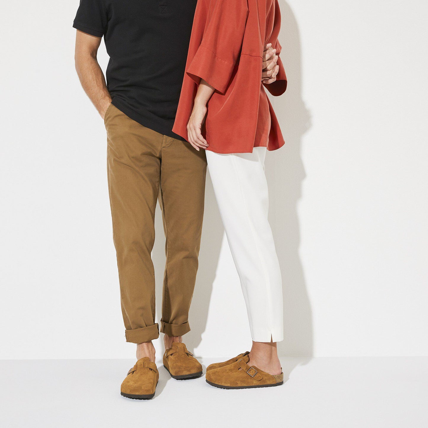 UrbanWalk™ Classic Zamszowe klapki z miękką wkładką