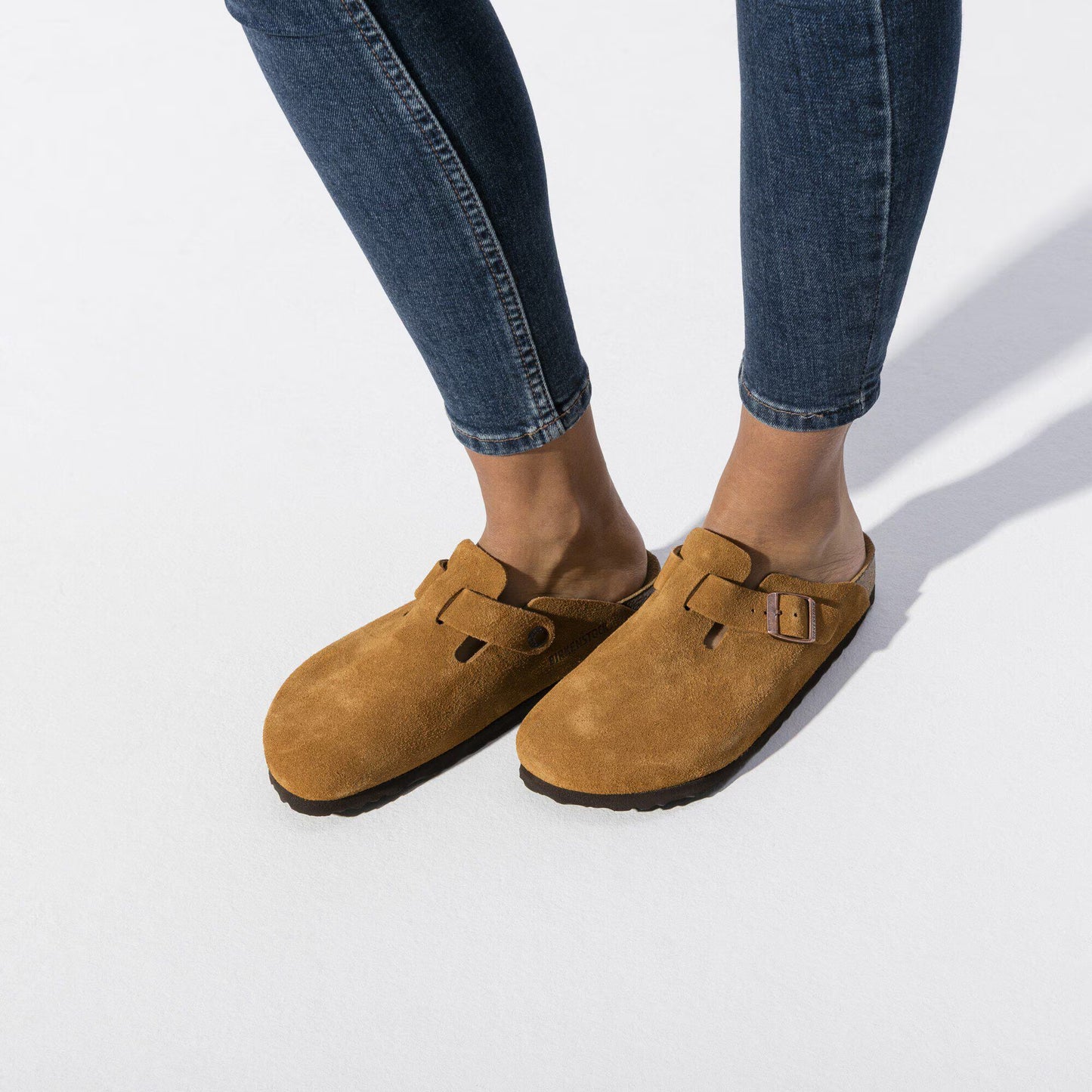 UrbanWalk™ Classic Zamszowe klapki z miękką wkładką