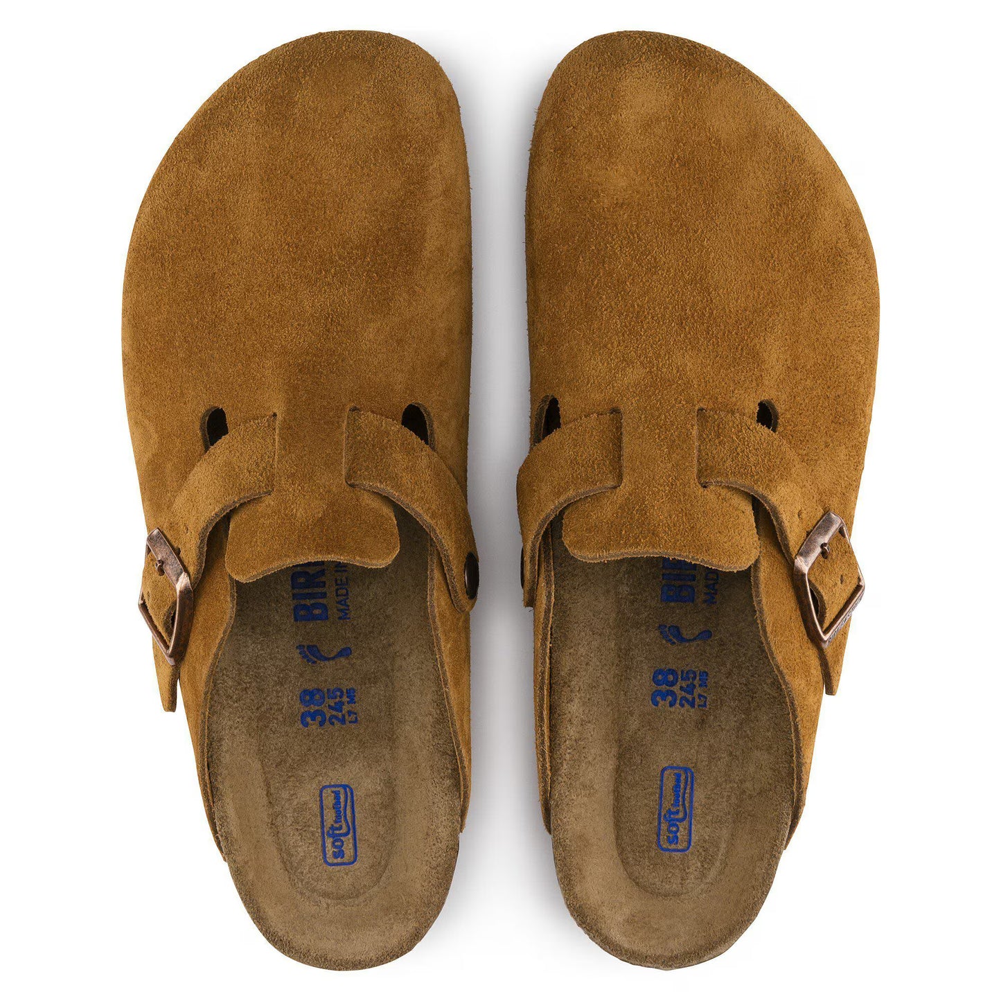 UrbanWalk™ Classic Zamszowe klapki z miękką wkładką