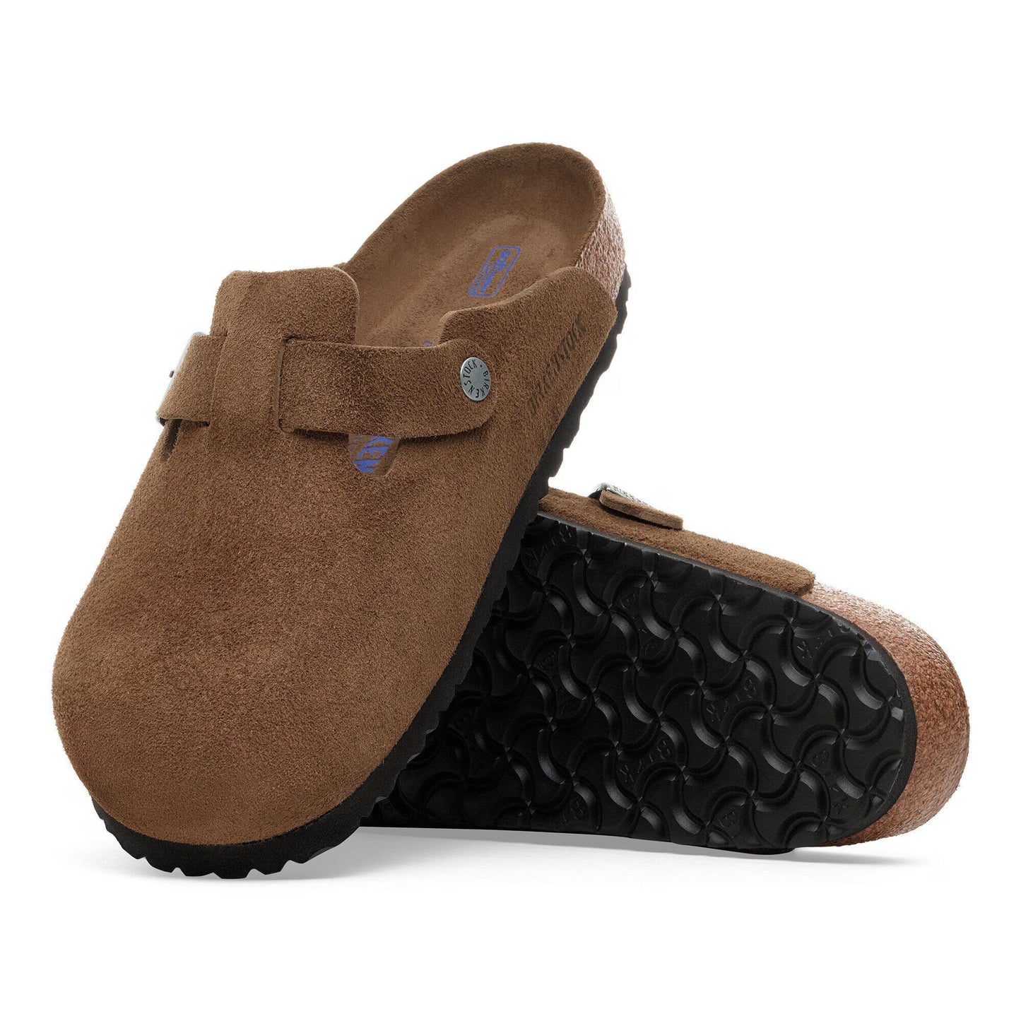 UrbanWalk™ Classic Zamszowe klapki z miękką wkładką
