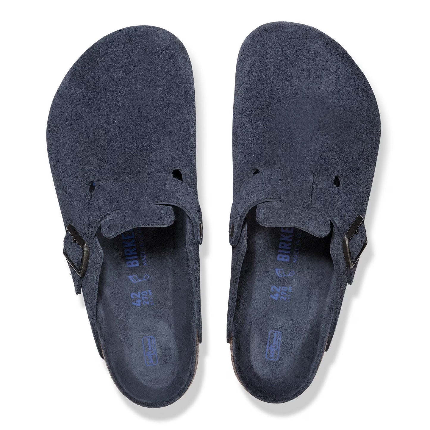 UrbanWalk™ Classic Zamszowe klapki z miękką wkładką