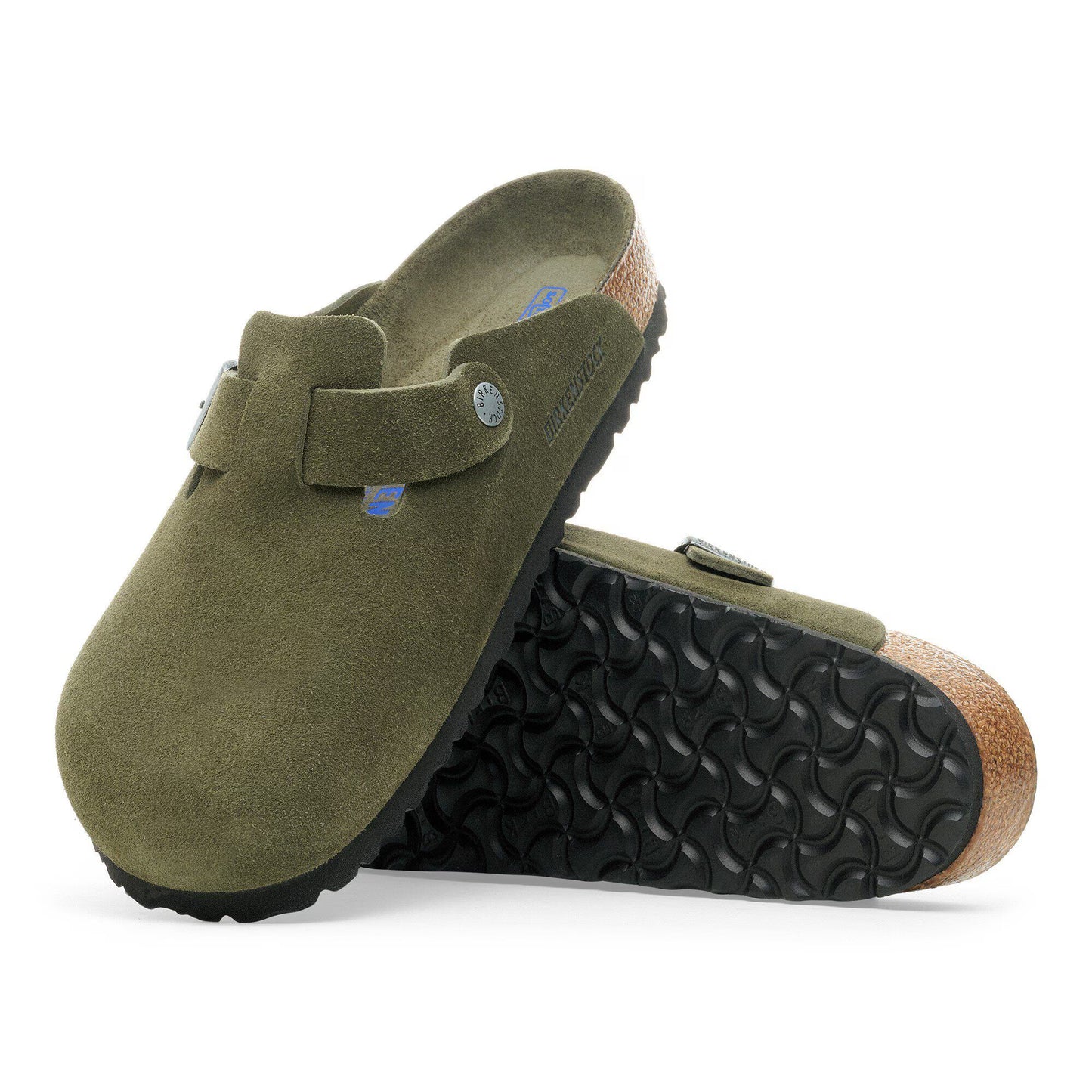 UrbanWalk™ Classic Zamszowe klapki z miękką wkładką