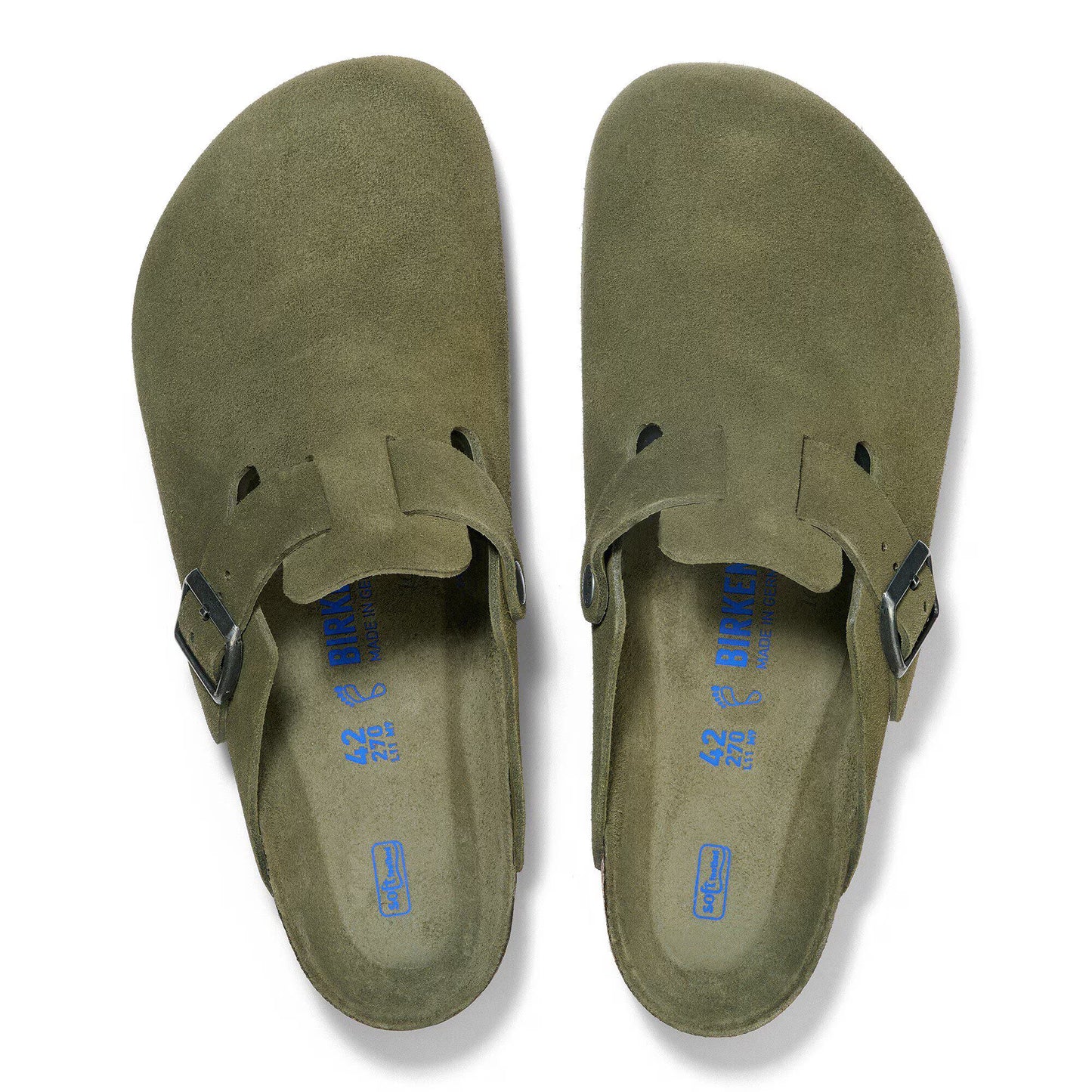 UrbanWalk™ Classic Zamszowe klapki z miękką wkładką