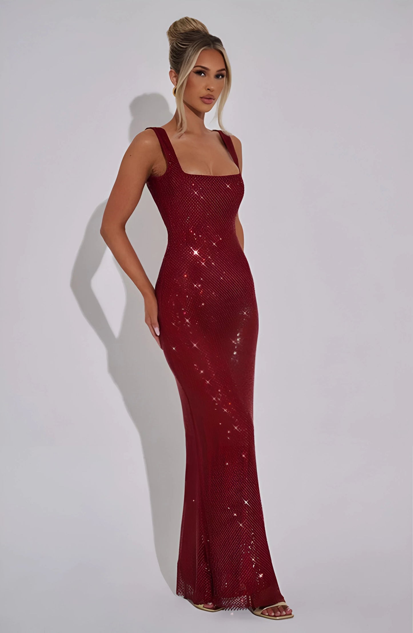 Sukienka Celestia Sparkle Mesh Maxi