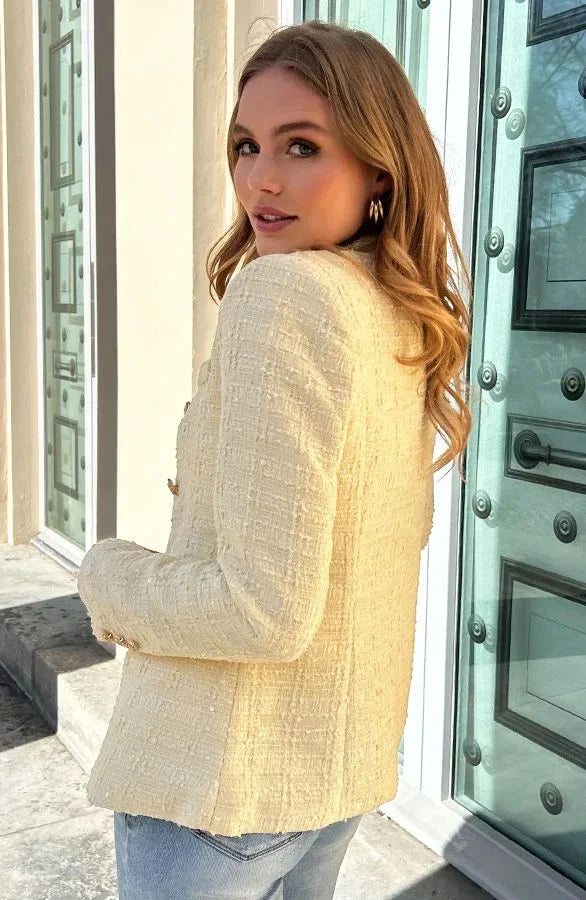 Marynarka dwurzędowa Vienna Luxe Tweed