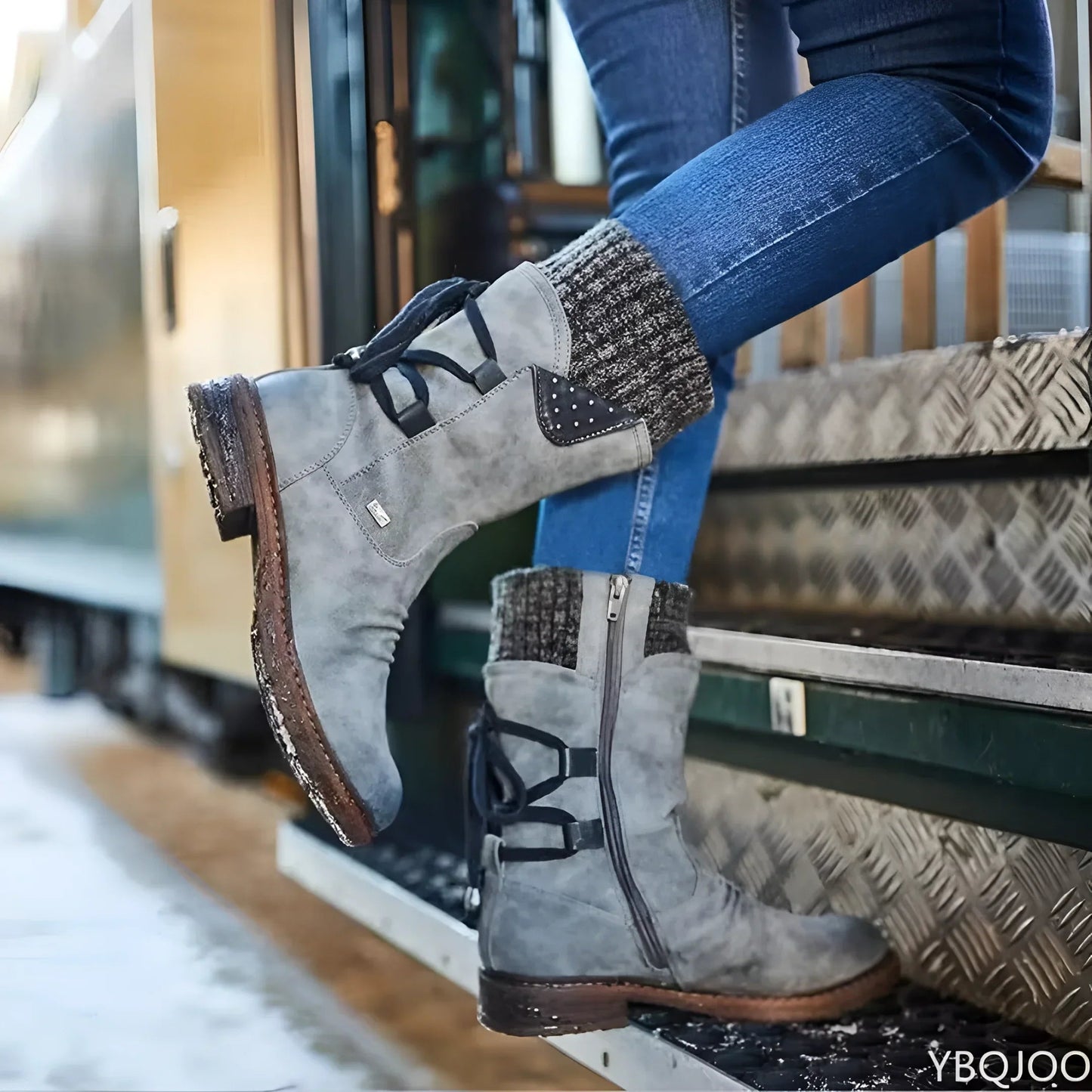 Lindsay- Retro damskie buty śnieżne