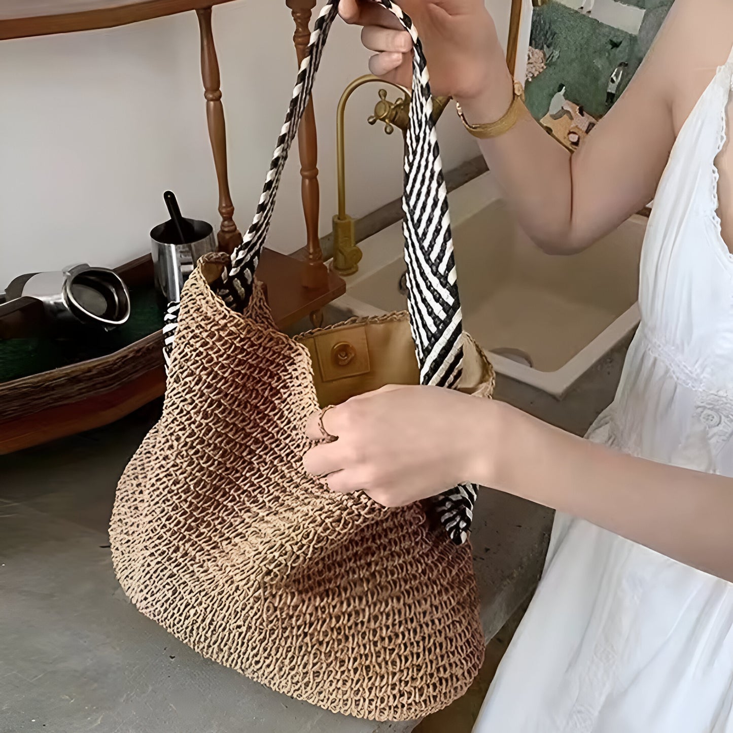 Marceau – ręcznie tkana torba typu boho