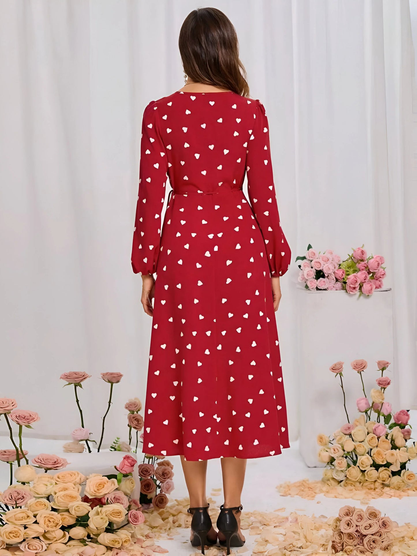 Sukienka midi Éloïse Romantic