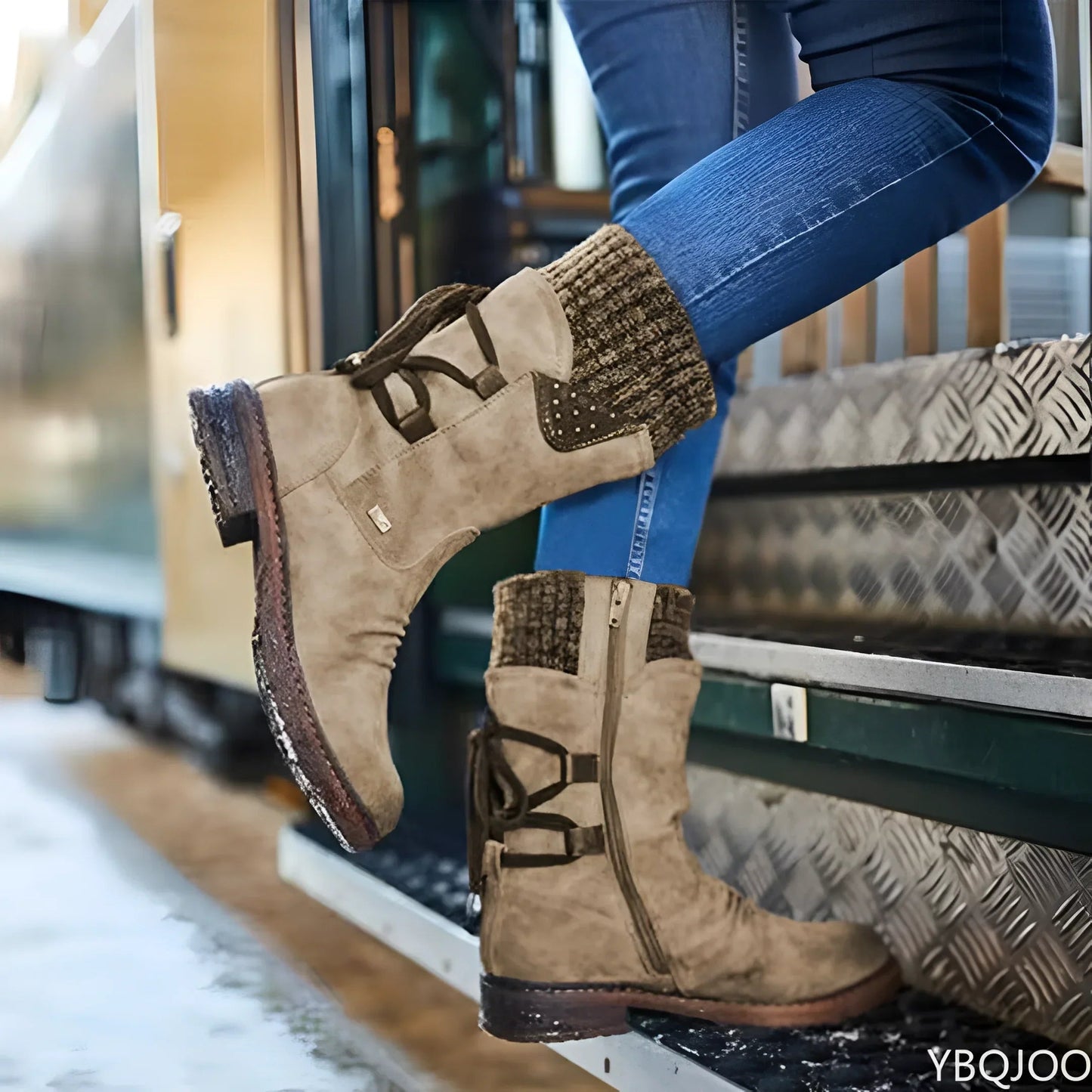 Lindsay- Retro damskie buty śnieżne