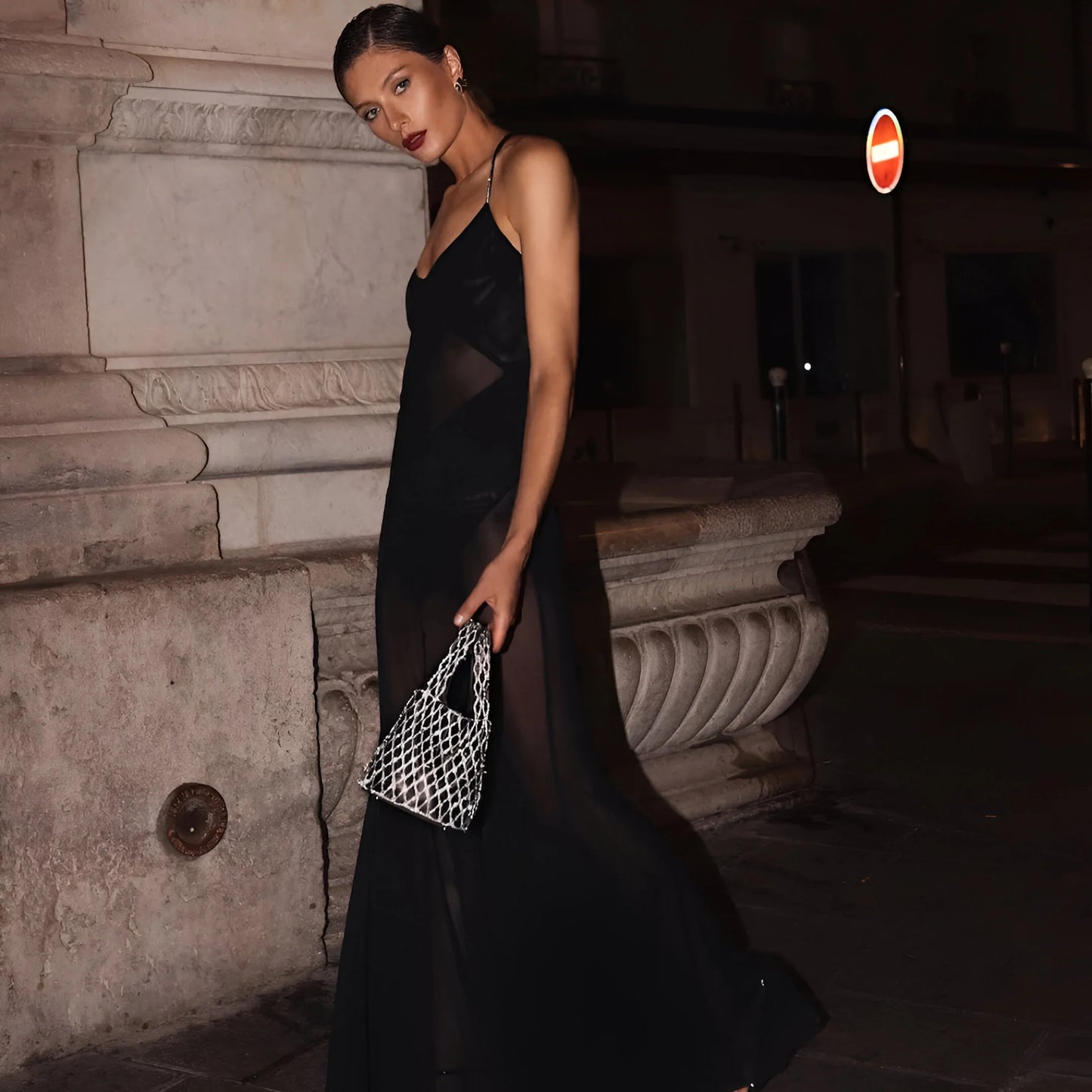 Brilly – Szara torba kryształowa