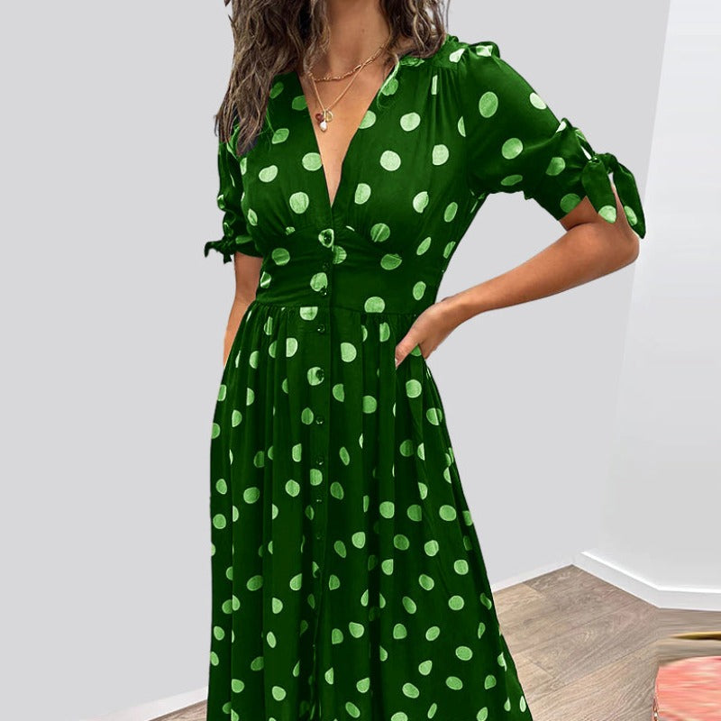 DAISY | ELEGANCKA SUKIENKA W NOWOCZESNE GROSZKI