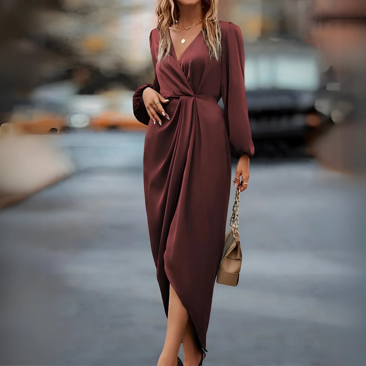 Milena - Bogata Elegancka Sukienka