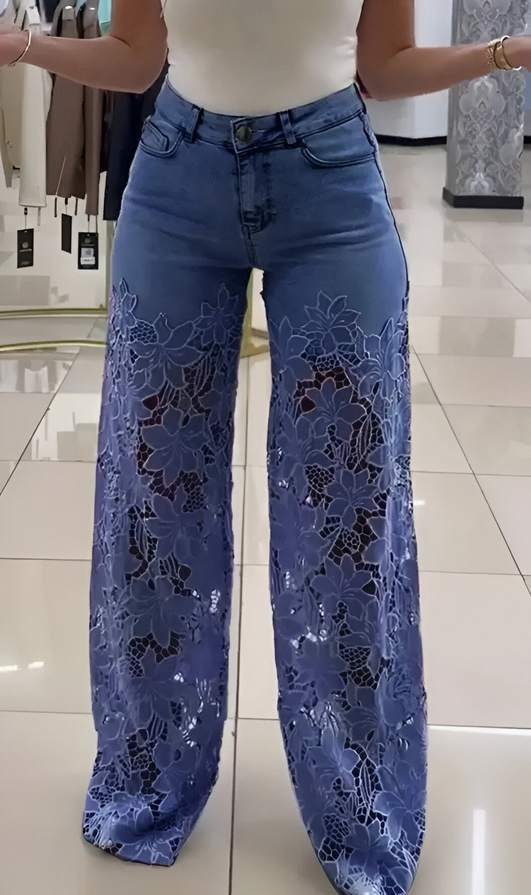 Jeansy Chérie Floral Lace