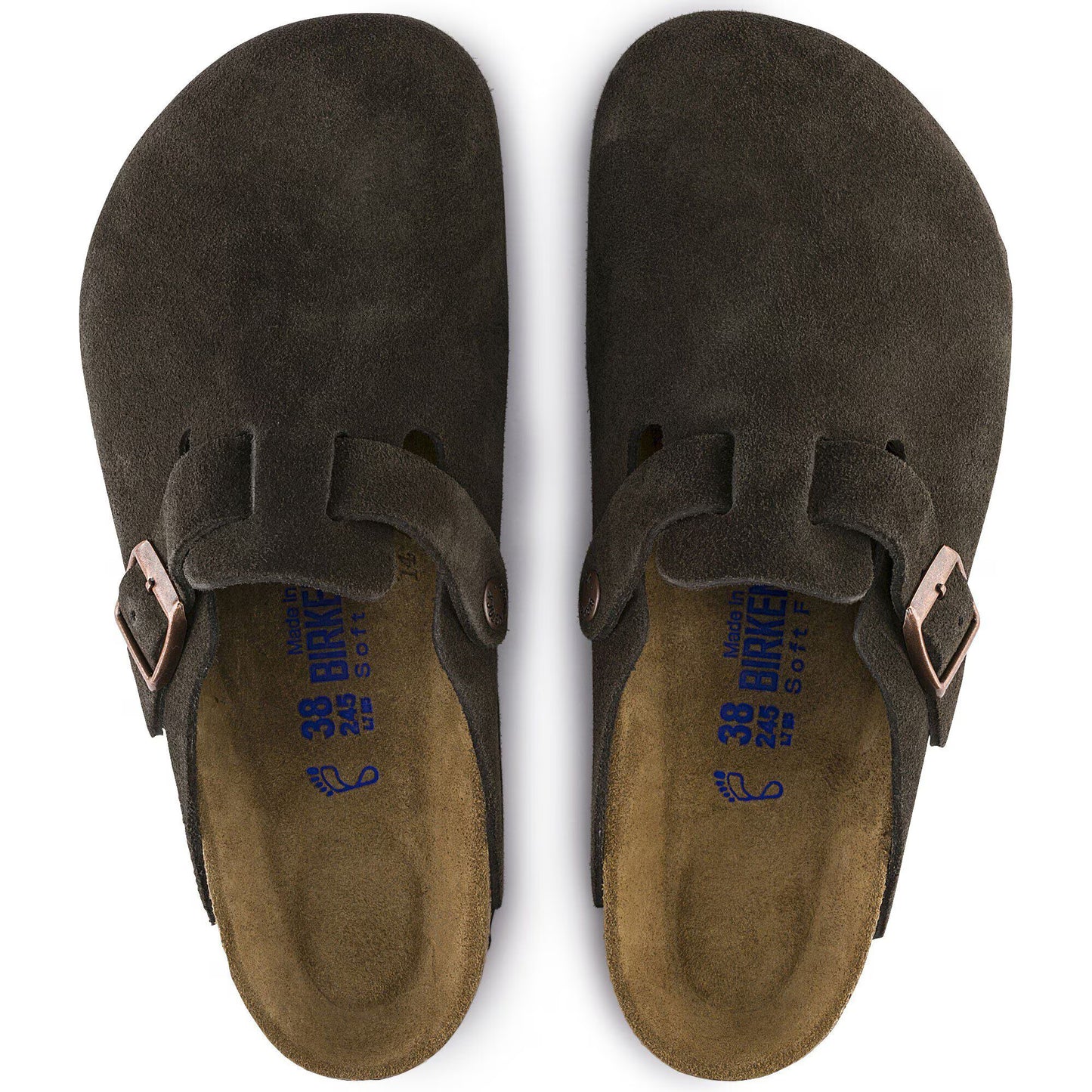 UrbanWalk™ Classic Zamszowe klapki z miękką wkładką