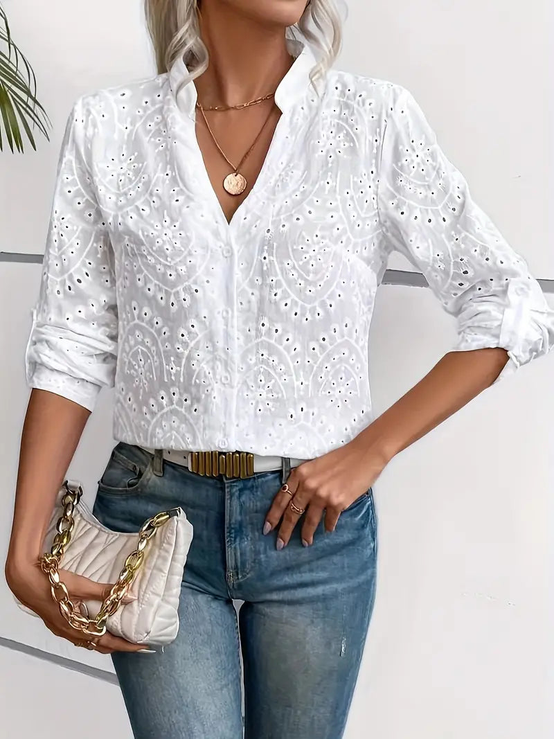 MILOU | STYLOWA BLUZKA Z MOTYWEM BOHO