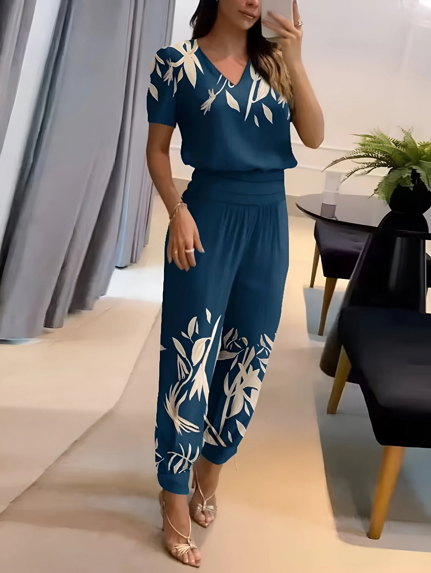 Geneviève - 2-częściowy zestaw Bluzka i Spodnie, edycja limitowana