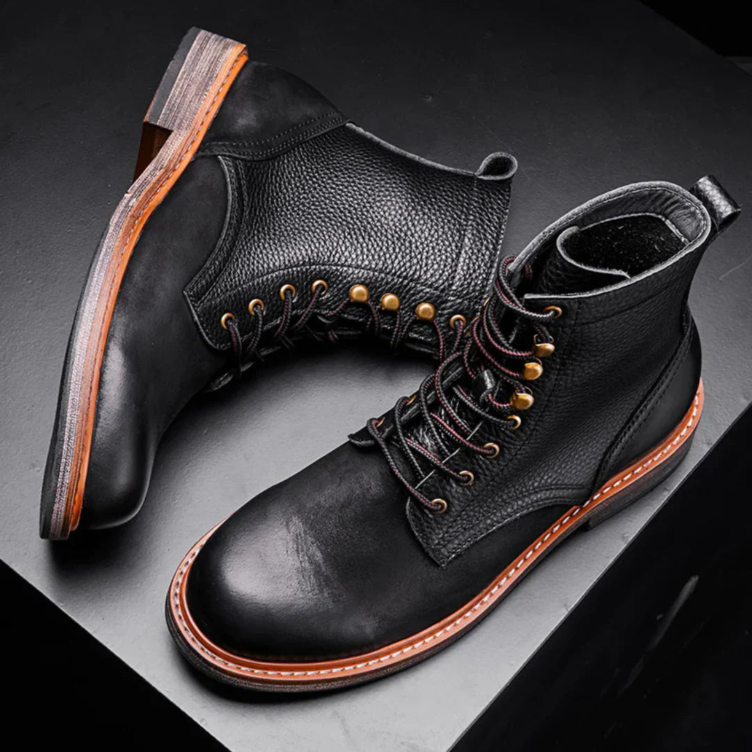 Bjorn – Vintage skórzane buty męskie