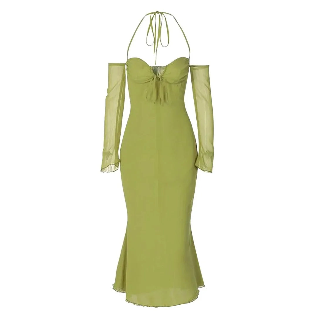 Helena - Sukienka Halter Midi