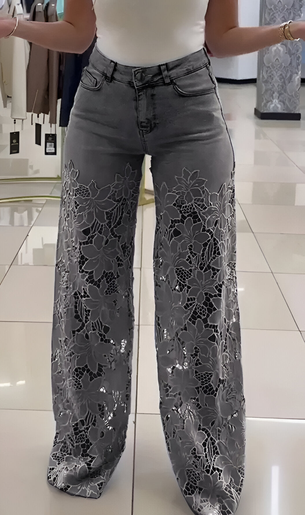 Jeansy Chérie Floral Lace