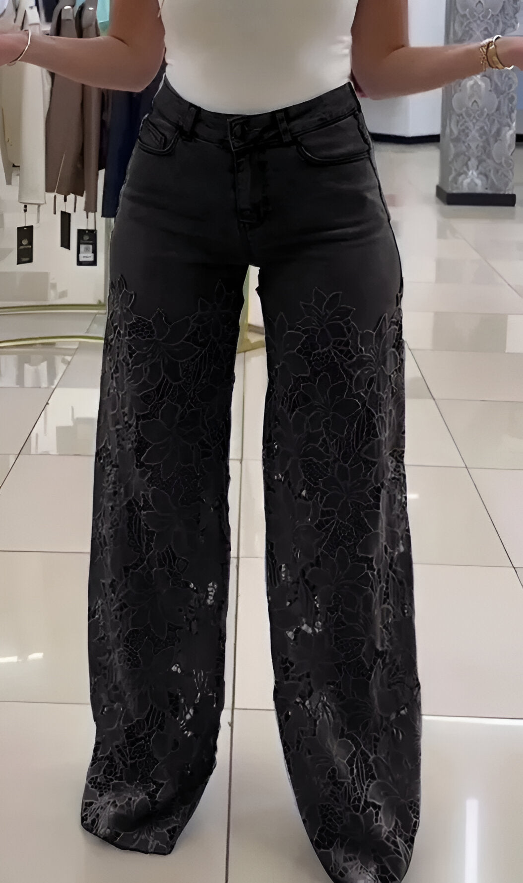 Jeansy Chérie Floral Lace