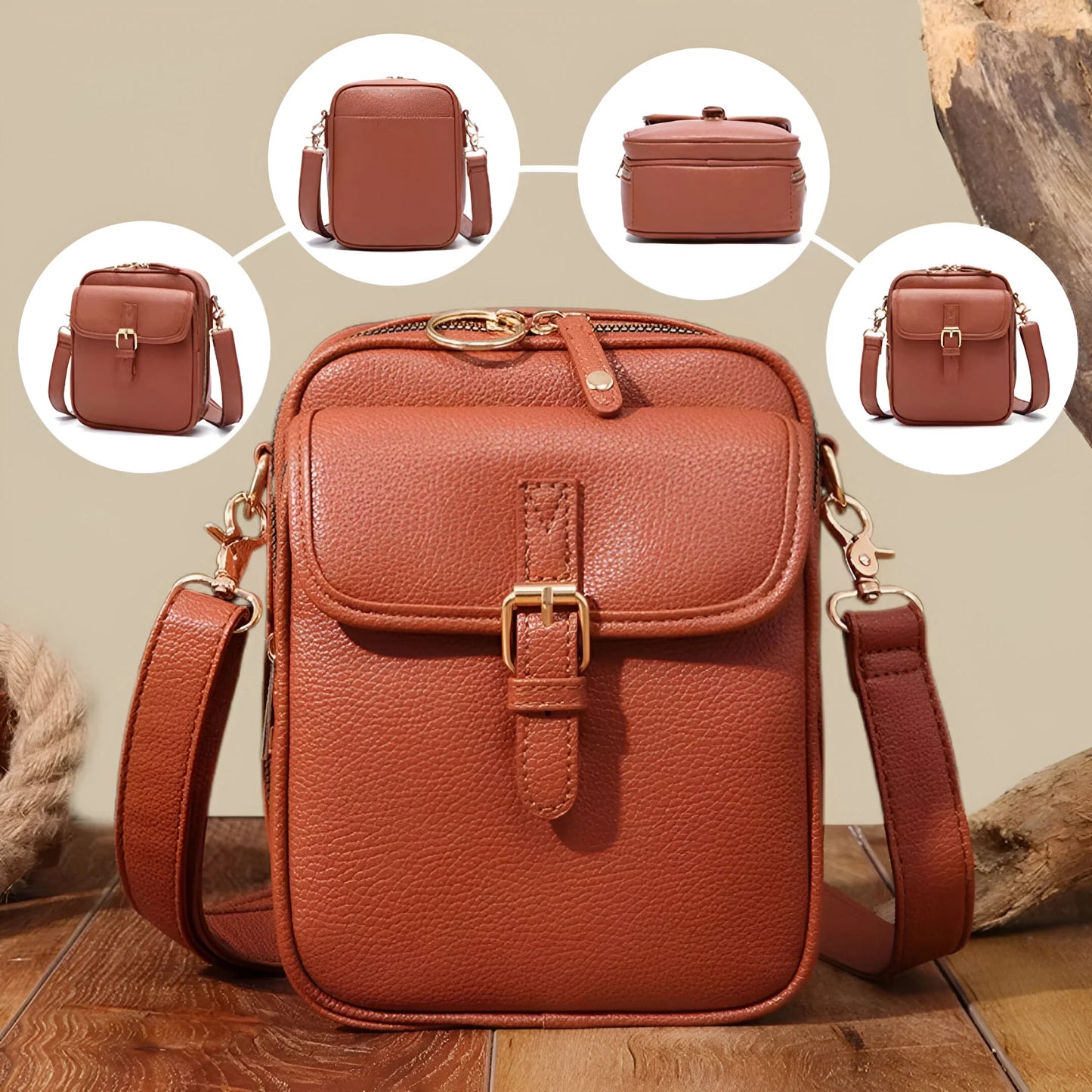 Victor – skórzana torba typu crossbody z portfelem Heritage