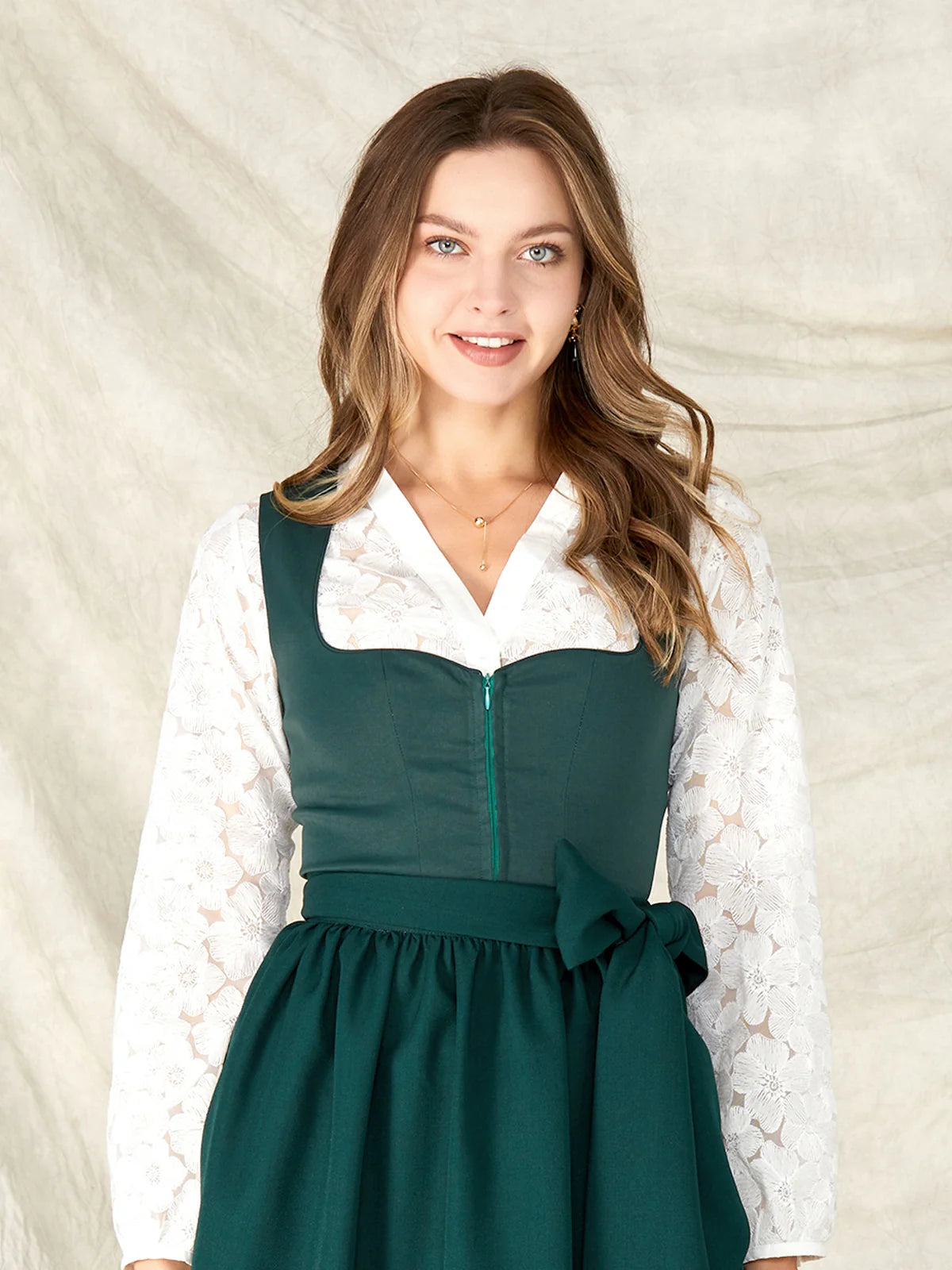 Maëlys – Sweter z otwartą dzianiną i dekoltem w kształcie litery V