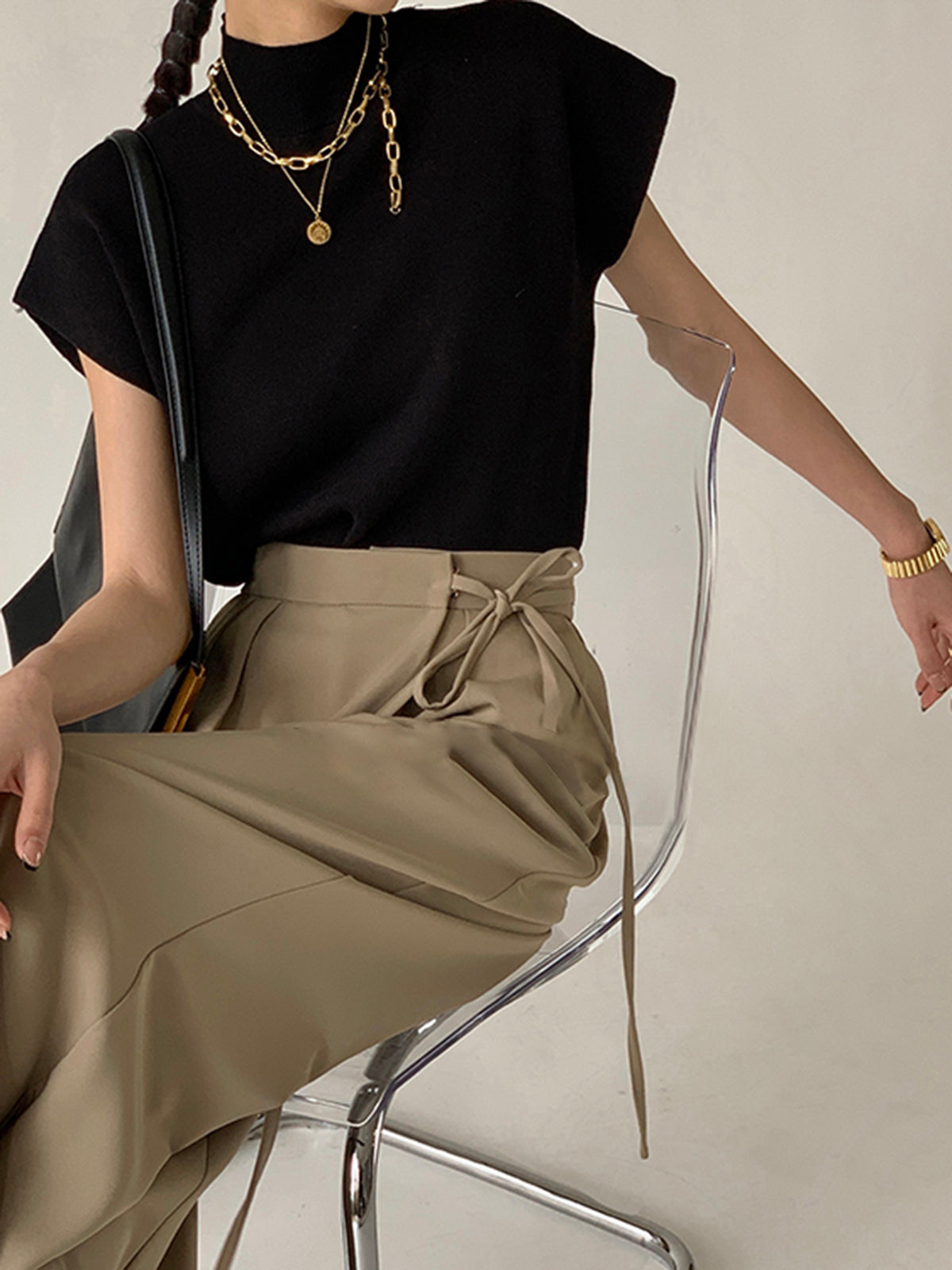 Nora – Stylowy sweter-kamizelka