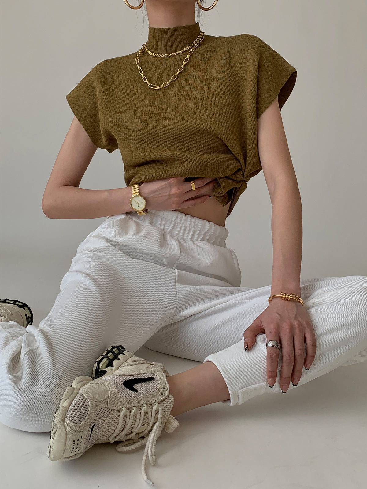 Nora – Stylowy sweter-kamizelka