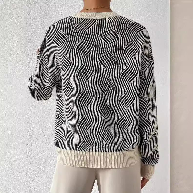 Elvira - Sweter Dzianinowy z Ramiączkami
