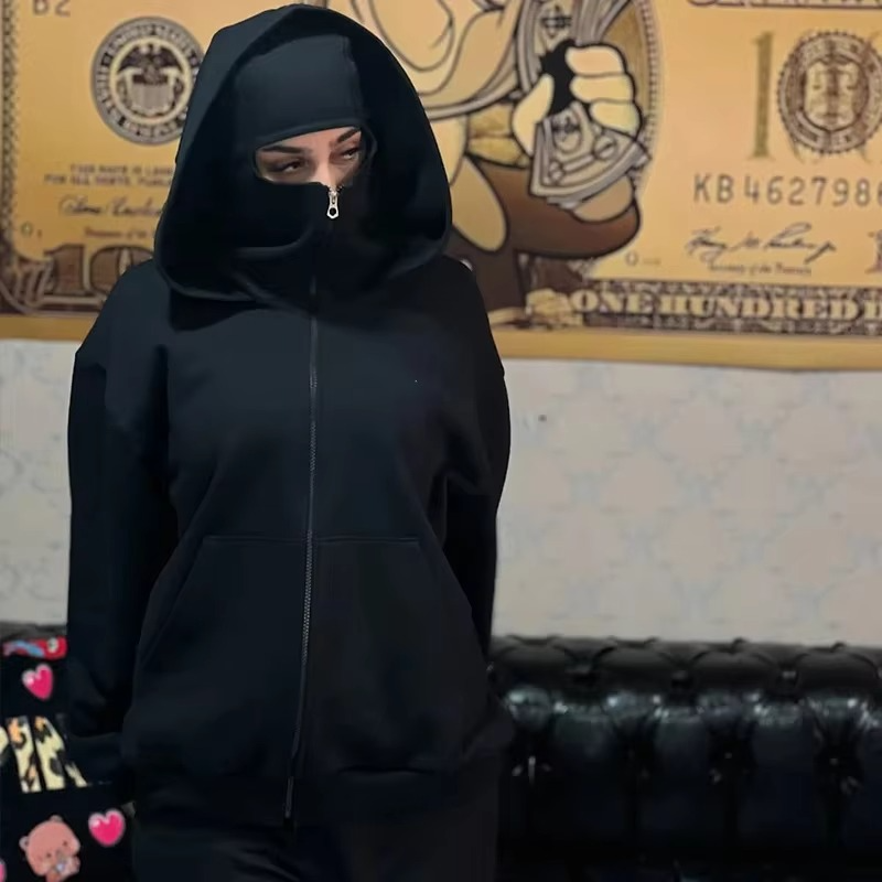 Basile - Bluza z kapturem i dwuwarstwową kominiarką