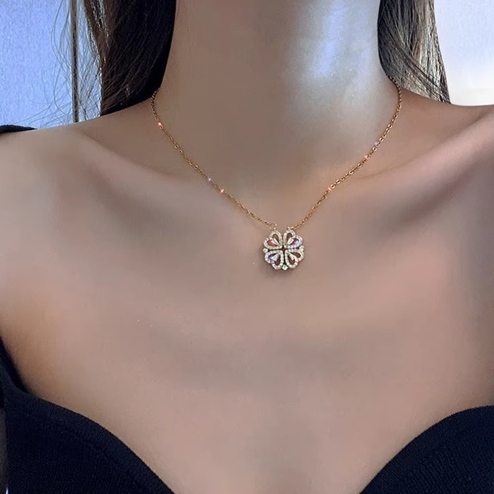 Naszyjnik z wisiorkiem w kształcie serca Celesta Clover