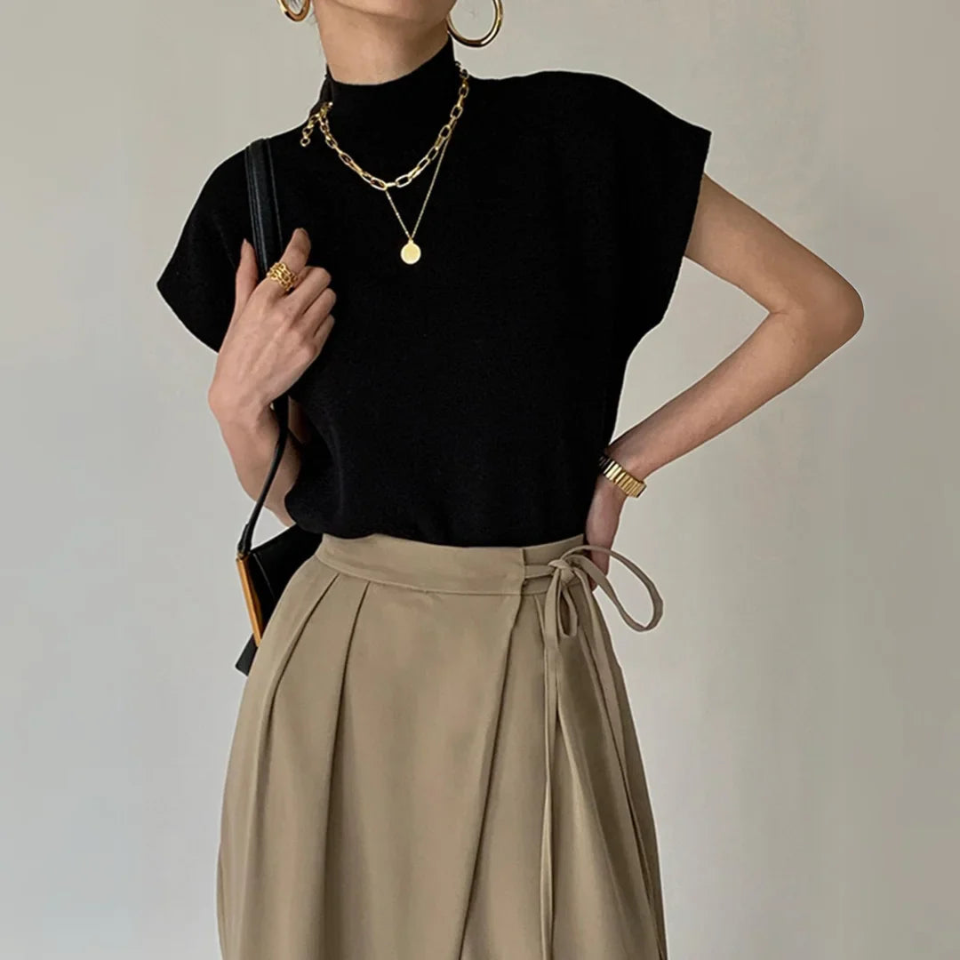 Nora – Stylowy sweter-kamizelka