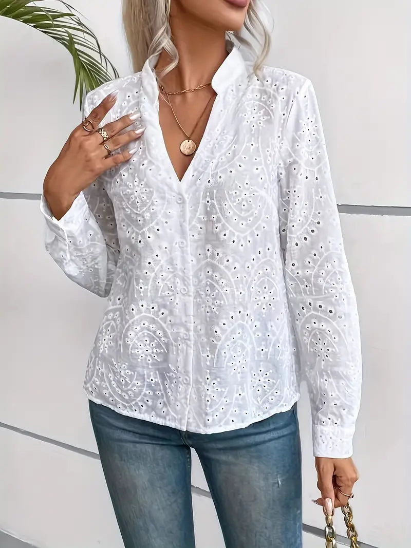 MILOU | STYLOWA BLUZKA Z MOTYWEM BOHO