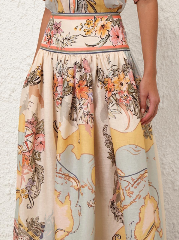 Jess - Spódnica w stylu boho ręcznie robiona