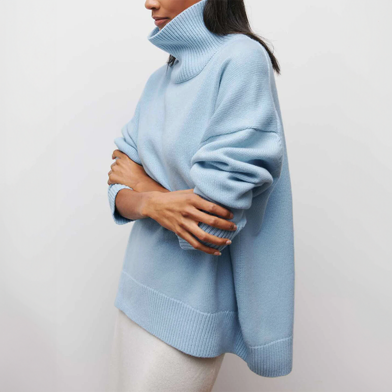 Sigrid – Luźny dzianinowy golf