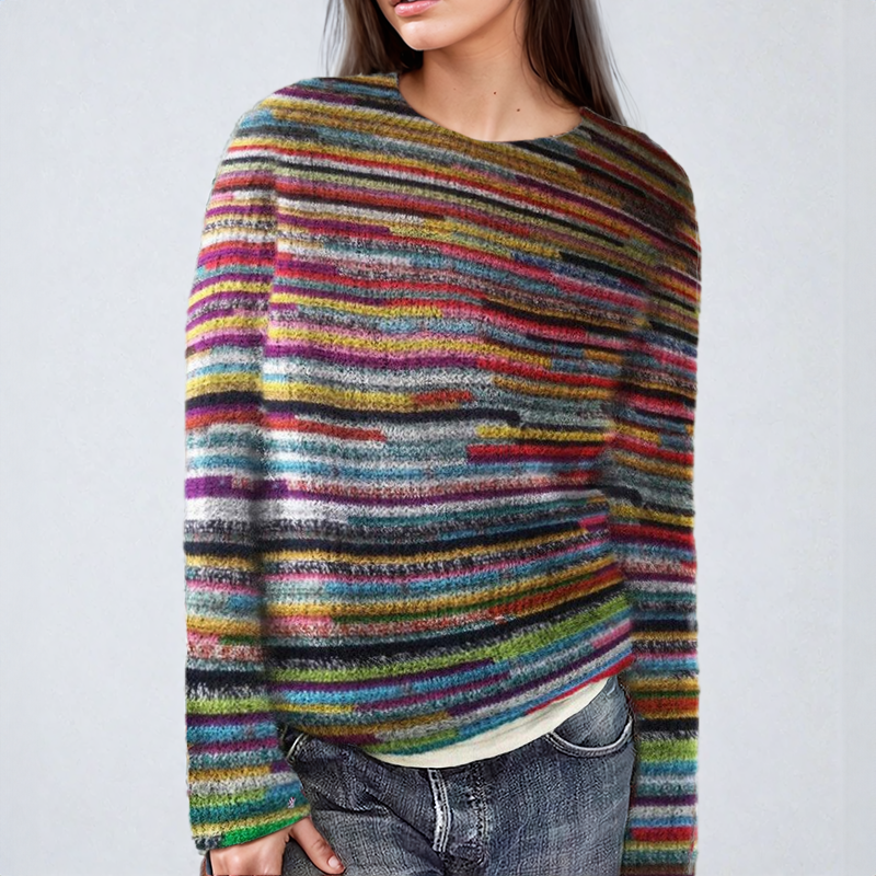 Dahlia – Sweter z nadrukiem