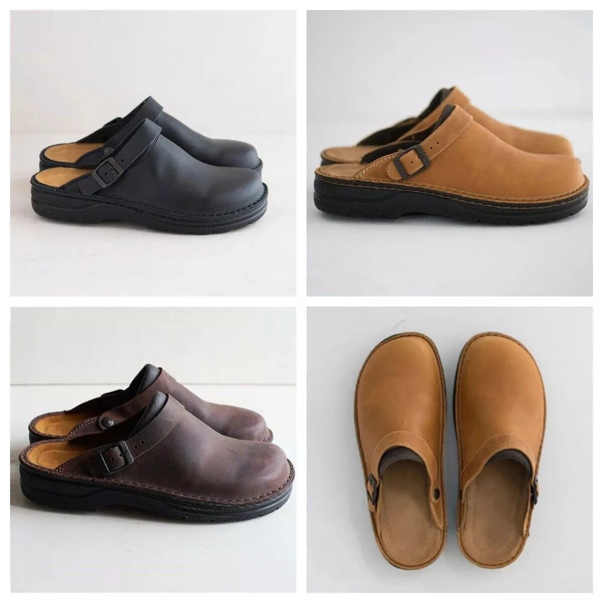 ABBE - SANDAŁY ORTOPEDYCZNE W STYLU CASUAL VINTAGE