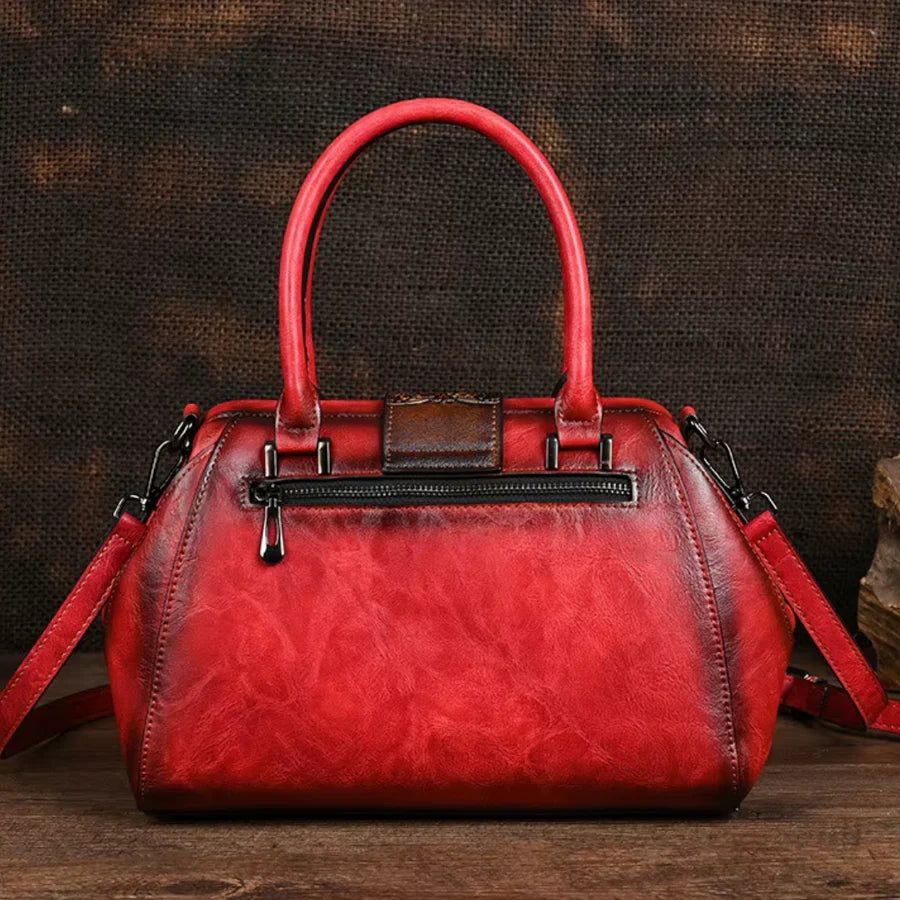 Anna – Hand carved leather handbag (Limited Edition)