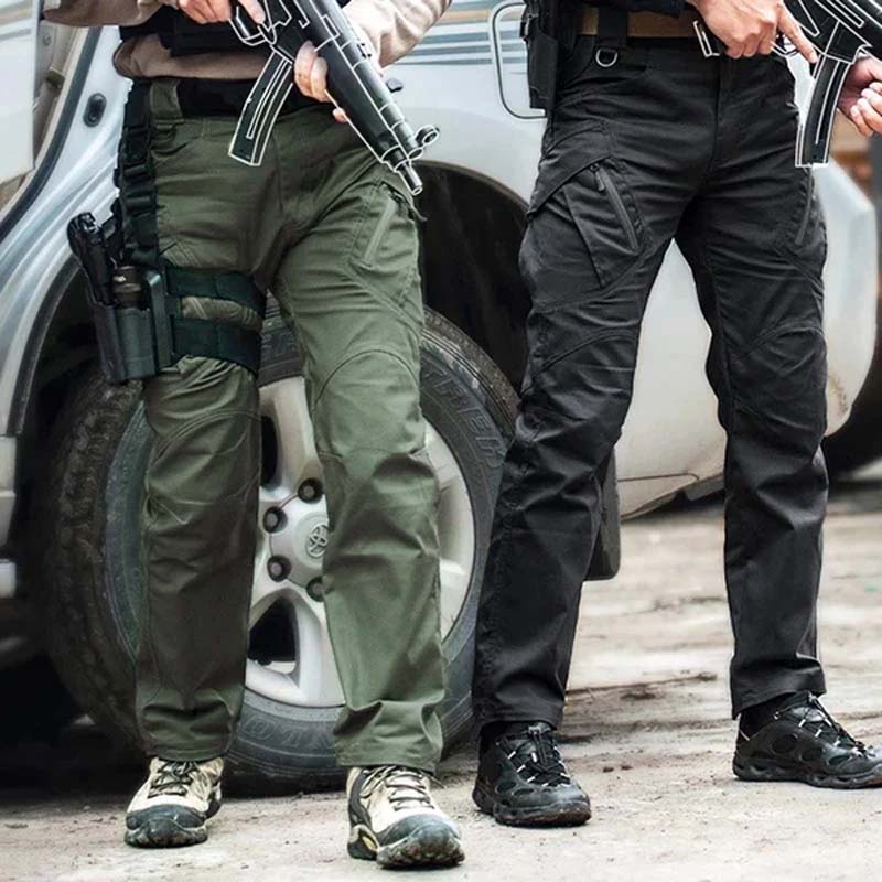 Męskie spodnie TaktyczneFit™ zapewniające wygodę na co dzień (kup 1, otrzymaj 1 gratis) 