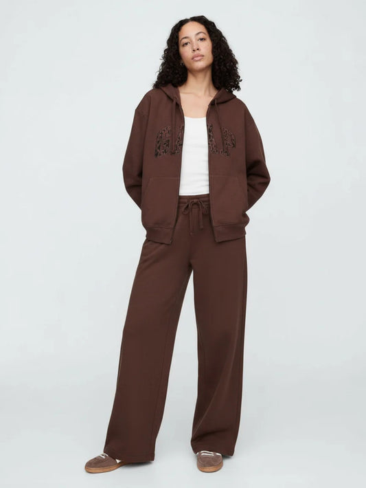 Brązowy Zestaw GAP z Bluza na Zamek