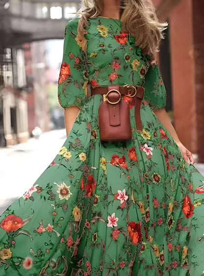 Séphora - Bohemian Floral Swing Maxi Dress