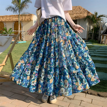 Manon -  Floral Bohemian Skirt (Limited Edition)