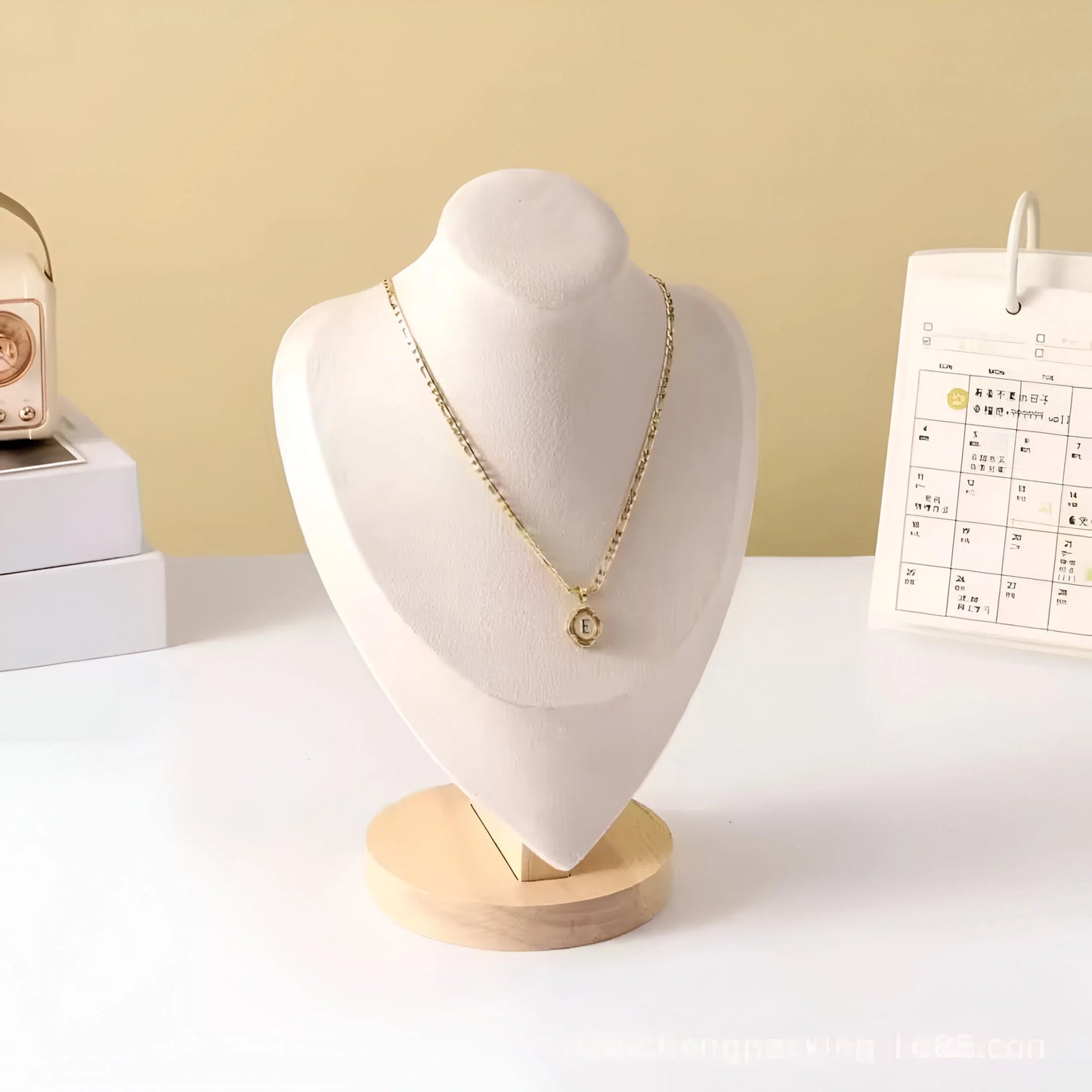 Celestine – Velvet Necklace Display Stand Set