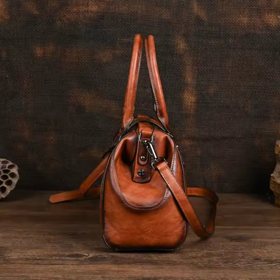 Anna – Hand carved leather handbag (Limited Edition)