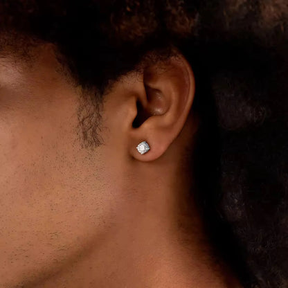 Alicia - Radiant Round CZ Stud Earrings