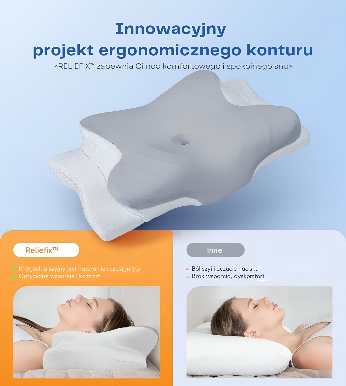 Reliefix™ Poduszka Ultra Pain Relief do podparcia 2.0