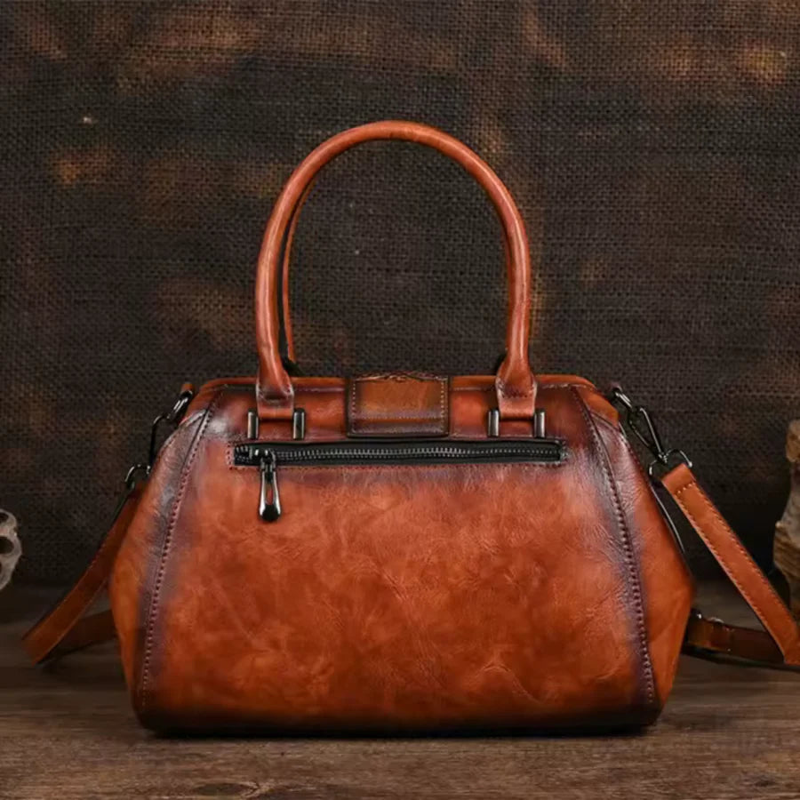 Anna – Hand carved leather handbag (Limited Edition)