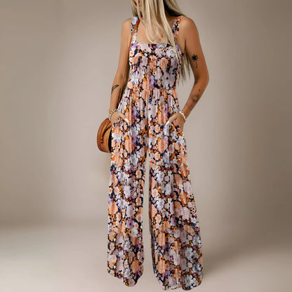 Manon – Flared Floral Muse Jumpsuit