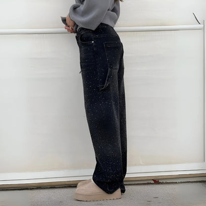 Stella – Glitter Washed Wide-Leg Jeans