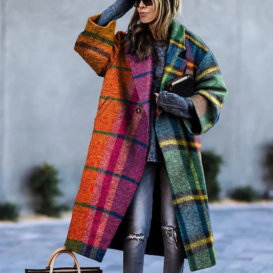 Céleste - Oversized Wool Lapel Coat
